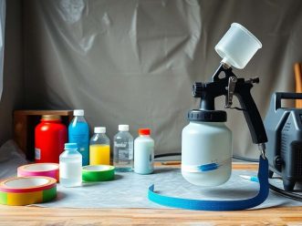 Peindre avec un pistolet basse pression : guide pratique pour débutants